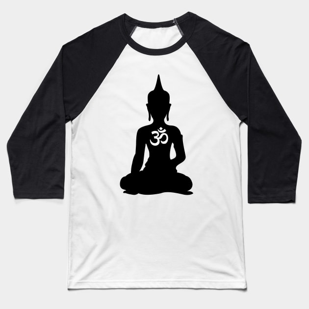 Om Buddha Baseball T-Shirt by XOOXOO